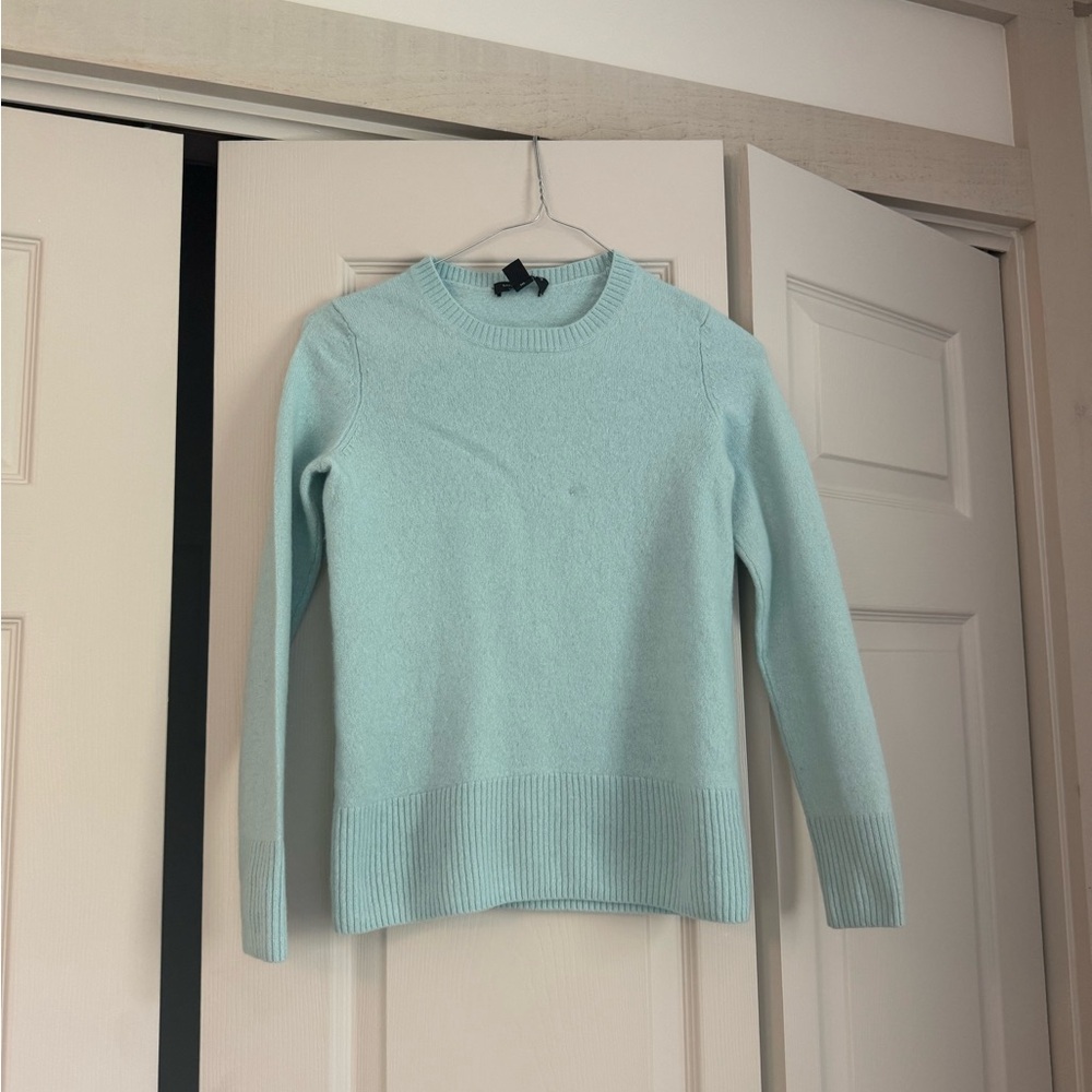 SACKS FIFTH AVE Cashmere Sweater Light Blie